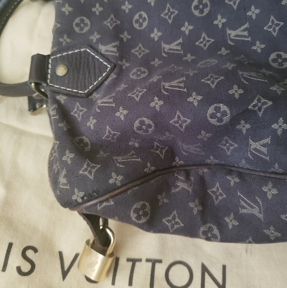 Louis Vuitton Ebene Monogram Mini Lin Speedy 30 - Picture 4 of 9